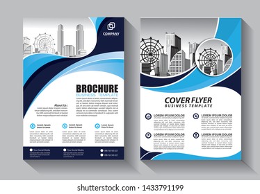 Business abstract vector template. Brochure design, cover modern layout, annual report, poster, flyer in A4 with colorful triangles, geometric shapes for tech, science, market with light background