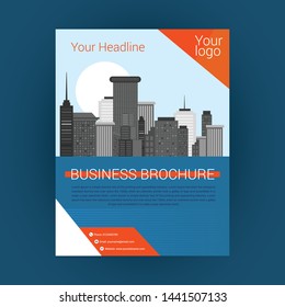 Business abstract vector template. Brochure design, cover modern layout, annual report, poster, flyer in A4 size