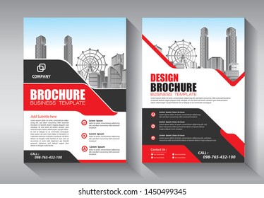 Business abstract vector template. Brochure design, cover modern layout, annual report, poster, flyer in A4 with colorful triangles, geometric shapes for tech, science, market with light background