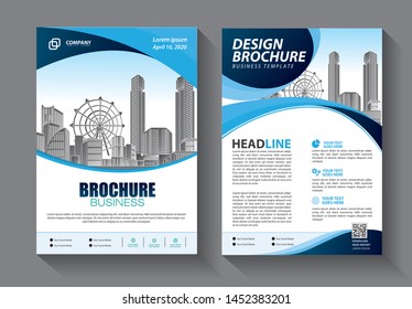 Business abstract vector template. Brochure design, cover modern layout, annual report, poster, flyer in A4 with colorful triangles, geometric shapes for tech, science, market with light background