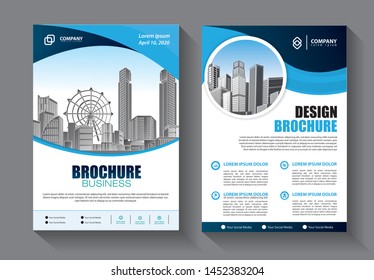 Business abstract vector template. Brochure design, cover modern layout, annual report, poster, flyer in A4 with colorful triangles, geometric shapes for tech, science, market with light background