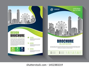 Business abstract vector template. Brochure design, cover modern layout, annual report, poster, flyer in A4 with colorful triangles, geometric shapes for tech, science, market with light background