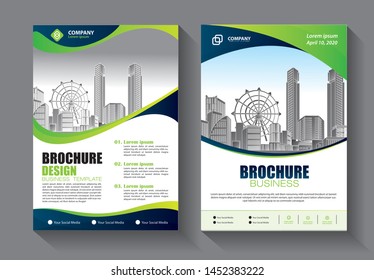 Business abstract vector template. Brochure design, cover modern layout, annual report, poster, flyer in A4 with colorful triangles, geometric shapes for tech, science, market with light background