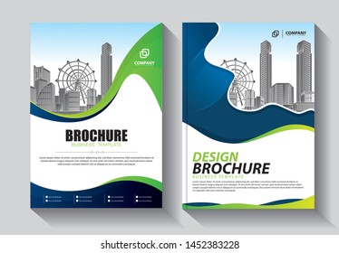 Business abstract vector template. Brochure design, cover modern layout, annual report, poster, flyer in A4 with colorful triangles, geometric shapes for tech, science, market with light background