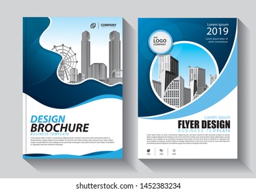 Business abstract vector template. Brochure design, cover modern layout, annual report, poster, flyer in A4 with colorful triangles, geometric shapes for tech, science, market with light background