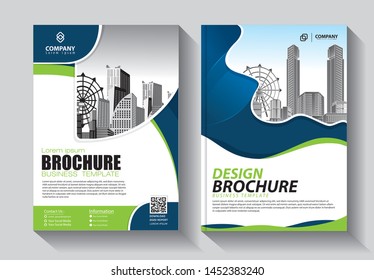 Business abstract vector template. Brochure design, cover modern layout, annual report, poster, flyer in A4 with colorful triangles, geometric shapes for tech, science, market with light background