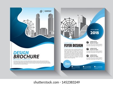 Business abstract vector template. Brochure design, cover modern layout, annual report, poster, flyer in A4 with colorful triangles, geometric shapes for tech, science, market with light background