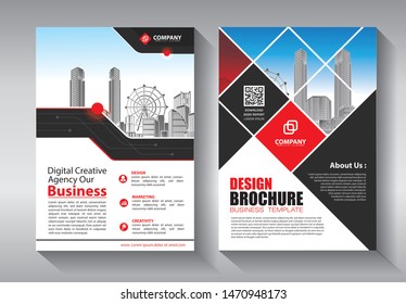 Business abstract vector template. Brochure design, cover modern layout, annual report, poster, flyer in A4 with colorful triangles, geometric shapes for tech, science, market with light background
