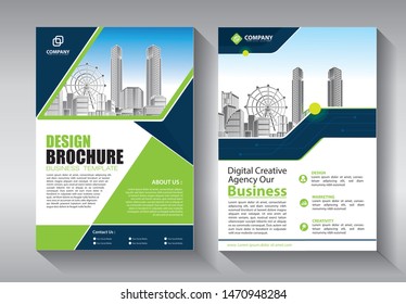 Business abstract vector template. Brochure design, cover modern layout, annual report, poster, flyer in A4 with colorful triangles, geometric shapes for tech, science, market with light background