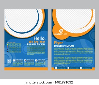Business abstract vector template. Brochure design, cover modern layout, annual report, poster, flyer in A4 with Gradient geometric shape background.
