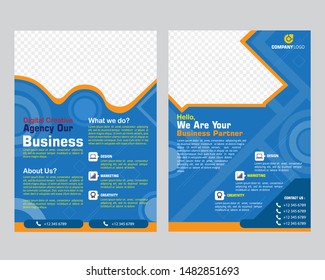 Business abstract vector template. Brochure design, cover modern layout, annual report, poster, flyer in A4 with Gradient geometric shape background.