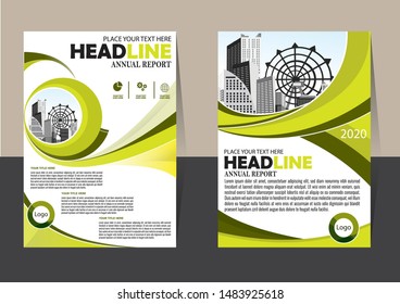 Business abstract vector template. Brochure design, cover modern layout, annual report, poster, flyer in A4 with colorful triangles, geometric shapes for tech, science, market with light background