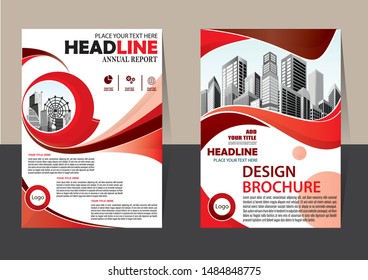 Business abstract vector template Brochure design cover modern layout annual report poster flyer in A4 with colorful triangles geometric shapes for tech science market with light background