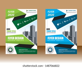 Business abstract vector template Brochure design cover modern layout annual report poster flyer in A4 with colorful triangles geometric shapes for tech science market with light background