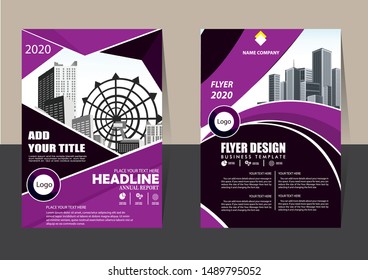 Business abstract vector template Brochure design cover modern layout annual report poster flyer in A4 with colorful triangles geometric shapes for tech science market with light background