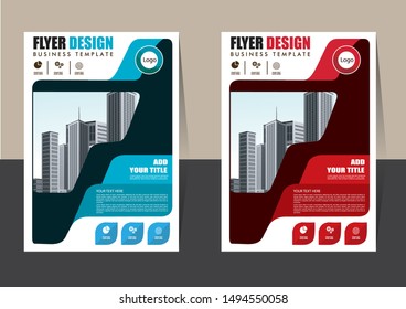 Business abstract vector template Brochure design cover modern layout annual report poster flyer in A4 with colorful triangles geometric shapes for tech science market with light background