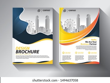 Business abstract vector template. Brochure design, cover modern layout, annual report, poster, flyer in A4 with colorful triangles, geometric shapes for tech, science, market with light background