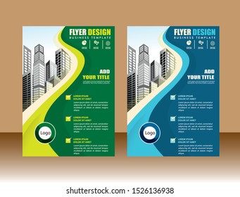 Business abstract vector template Brochure design cover modern layout annual report poster flyer in A4 with colorful triangles geometric shapes for tech science market with light background