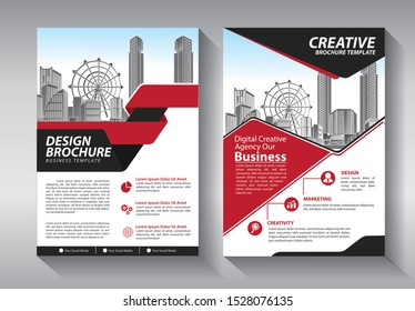Business abstract vector template. Brochure design, cover modern layout, annual report, poster, flyer in A4 with colorful geometric shapes for tech, science, market with light background