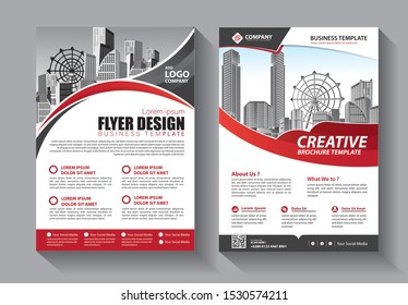 Business abstract vector template. Brochure design, cover modern layout, annual report, poster, flyer in A4 with colorful triangles, geometric shapes for tech, science, market with light background