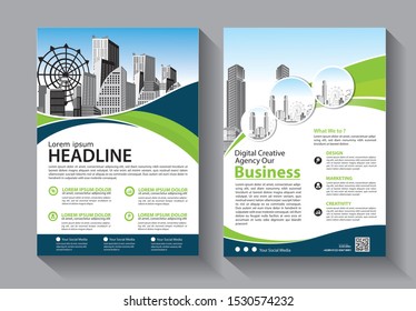 Business abstract vector template. Brochure design, cover modern layout, annual report, poster, flyer in A4 with colorful triangles, geometric shapes for tech, science, market with light background