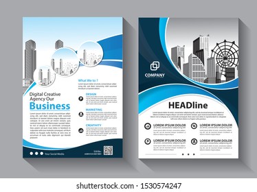 Business abstract vector template. Brochure design, cover modern layout, annual report, poster, flyer in A4 with colorful triangles, geometric shapes for tech, science, market with light background