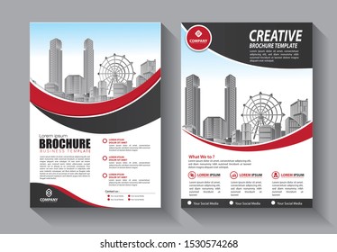 Business abstract vector template. Brochure design, cover modern layout, annual report, poster, flyer in A4 with colorful triangles, geometric shapes for tech, science, market with light background