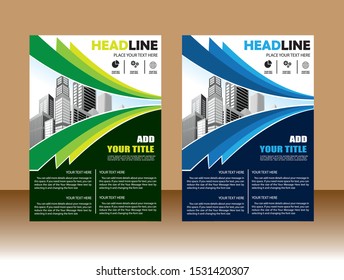 Business abstract vector template Brochure design cover modern layout annual report poster flyer in A4 with colorful triangles geometric shapes for tech science market with light background