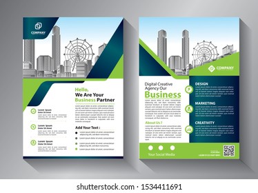 
Business abstract vector template. Brochure design, cover modern layout, annual report, poster, flyer in A4 with colorful triangles, geometric shapes for tech, science, market with light background