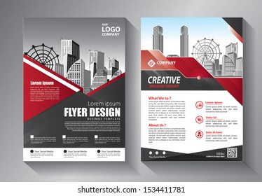 
Business abstract vector template. Brochure design, cover modern layout, annual report, poster, flyer in A4 with colorful triangles, geometric shapes for tech, science, market with light background