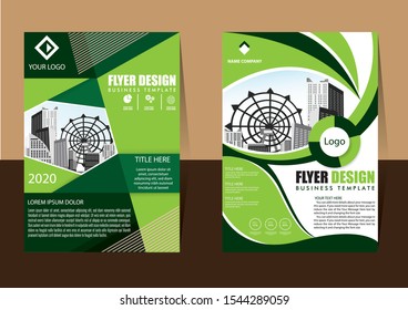 Business abstract vector template Brochure design cover modern layout annual report poster flyer in A4 with colorful triangles geometric shapes for tech science market with light background
