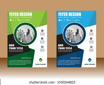 Business abstract vector template Brochure design cover modern layout annual report poster flyer in A4 with colorful triangles geometric shapes for tech science market with light background