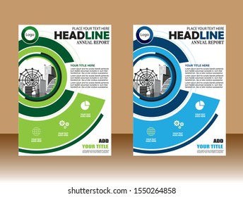 Business abstract vector template Brochure design cover modern layout annual report poster flyer in A4 with colorful triangles geometric shapes for tech science market with light background