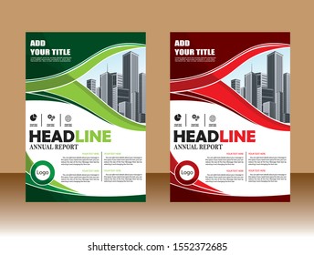 Business abstract vector template Brochure design cover modern layout annual report poster flyer in A4 with colorful triangles geometric shapes for tech science market with light background