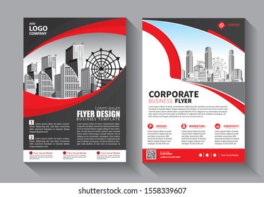 Business abstract vector template. Brochure design, annual report with geometric shapes 