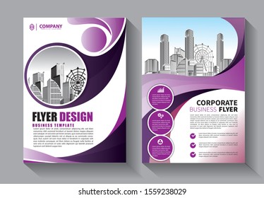 Business abstract vector template. Brochure design, cover modern layout, annual report, poster, flyer in A4 with colorful triangles, geometric shapes for tech, science, market with light background