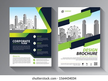 Business abstract vector template. Brochure design, cover modern layout, annual report, poster, flyer in A4 with colorful triangles, geometric shapes for tech, science, market with light background