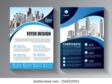 Business abstract vector template. Brochure design, cover modern layout, annual report, poster, flyer in A4 with colorful triangles, geometric shapes for tech, science, market with light background
