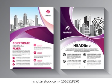 Business abstract vector template. Brochure design, cover modern layout, annual report, poster, flyer in A4 with colorful triangles, geometric shapes for tech, science, market with light background