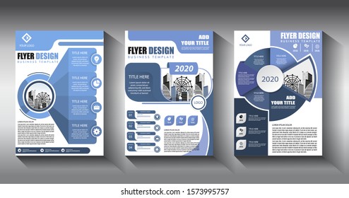 Planta vectorial abstracta empresarial Diseño de folleto Diseño moderno Informe anual folleto en A4 con triángulos coloridos formas geométricas para el mercado de la ciencia tecnológica con fondo ligero