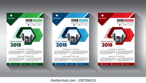 Business abstract vector template Brochure design cover modern layout annual report poster flyer in A4 with colorful triangles geometric shapes for tech science market with light background