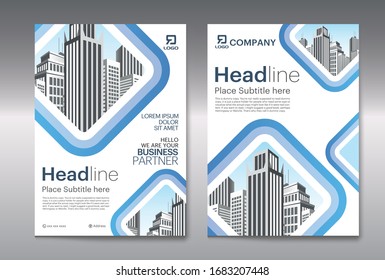 Business abstract vector template. Brochure design, cover modern layout,poster, flyer with colorful triangles.