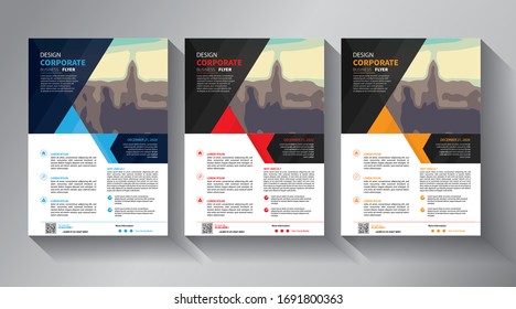 Business abstract vector template. Brochure design, cover modern layout 