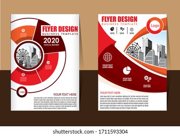 Business abstract vector template. Brochure design, cover modern layout, annual report, poster, flyer in A4 with colorful triangles, geometric shapes for tech, science, market with light background