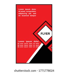 Business abstract vector template. Brochure design, cover modern layout, annual report, poster, flyer in A4 with colorful triangles, geometric shapes for tech, science, market with light background 
