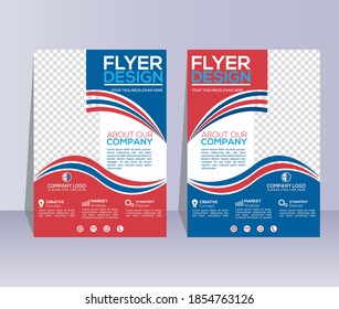 Business abstract vector template. Brochure design, cover modern layout, annual report, poster, flyer in A4 with colourful shapes, geometric shapes for tech, science, market with light background