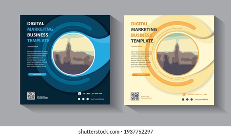 Business abstract vector template. Brochure design, cover modern layout, annual report, poster, flyer in A4 with colorful triangles, geometric shapes for tech, science, market with light background