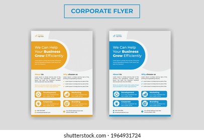 Abstrakte Vektorgrafik-Vorlage für Unternehmen. Broschüren-Design, modernes Layout, Geschäftsbericht, Poster, Flyer in A4 mit bunten Dreiecken, geometrische Formen für Technik, Wissenschaft, Markt mit hellem Hintergrund