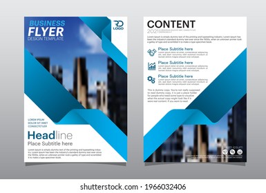 Business abstract vector template. Brochure design, cover modern layout, poster, flyer with colorful triangles.