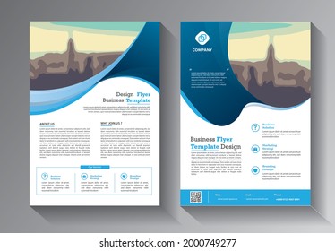 Plantilla de vector abstracto de negocio. Diseño de folletos, diseño moderno de portada, informe anual, afiche, volante en A4 con triángulos coloridos, formas geométricas para tecnología, ciencia, mercado con fondo claro